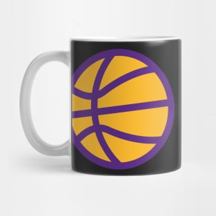Rep your team! Simple Basketball Design In Your Team's Colors! Mug